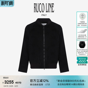 黑色男士 Ruco 新款 春季 立领外套棒球服休闲 Line如卡莱