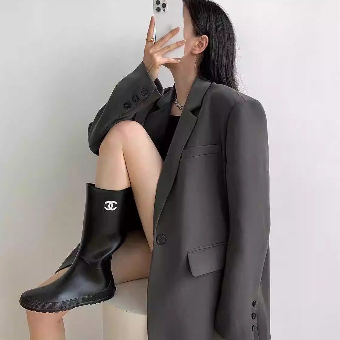 西装外套女2026新款韩版高级感休闲气质超火中长款设计感小西装