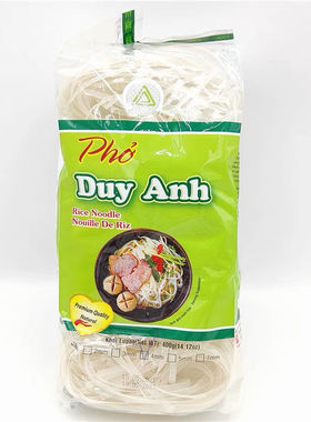 越南维英河粉干米粉 炒牛肉干河粉宽扁米粉400克包邮 pho Duy Anh