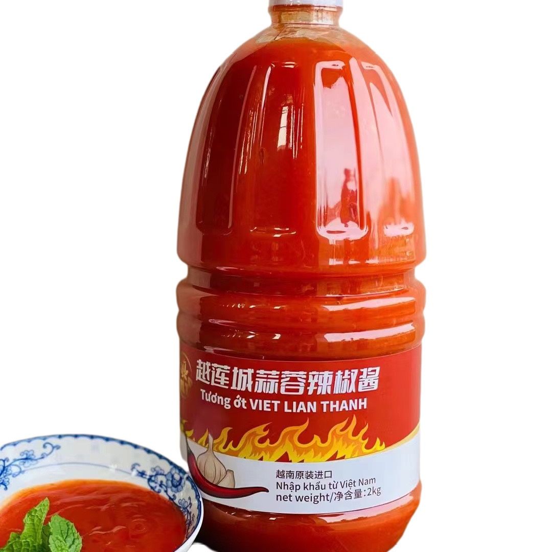 越南辣椒酱蒜蓉酱大瓶商用更划算2公斤装一瓶tuong ot chua ngot