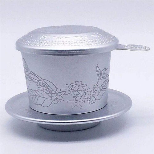 越南特色滴漏咖啡壶不锈钢与纯铝可选phin pha cafe nhap khau
