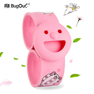 风语笑脸啪啪驱蚊手环 植物驱蚊防水户外儿童宝宝防蚊手环