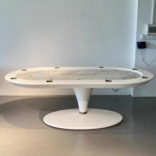 轻奢高端德州扑克桌多人德扑竞技桌面筹码棋牌室别墅德州桌子