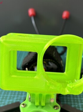 大疆DJI Action3/4/5pro 运动相机狗笼保护套兔笼3D打印件M5接口