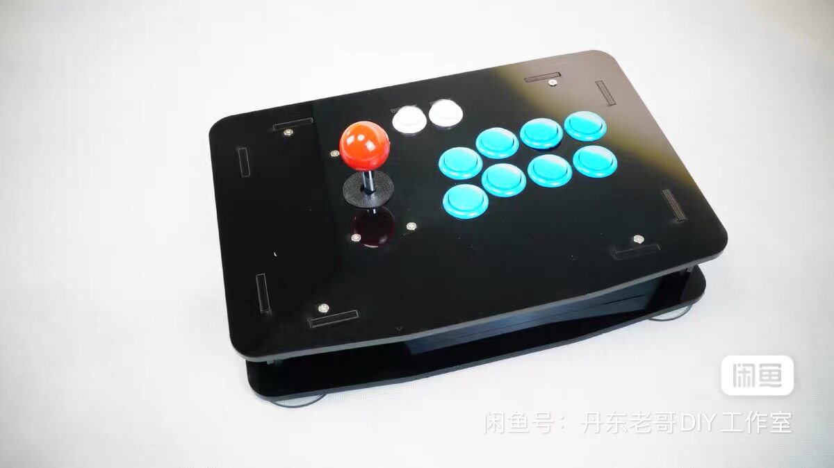 USB街机摇杆 PC电脑树莓派Mister通用 街机按键大吸盘