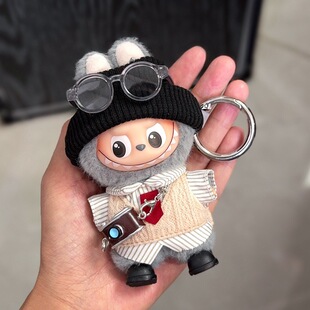 【娃衣】labubu4.0娃衣miu系学院套装mini拉布布四代心底密码衣服