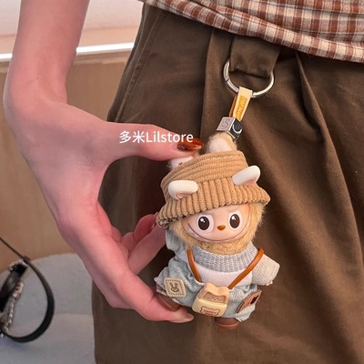 【娃衣】labubu4.0娃衣小面包师套装mini拉布布四代心底密码着替