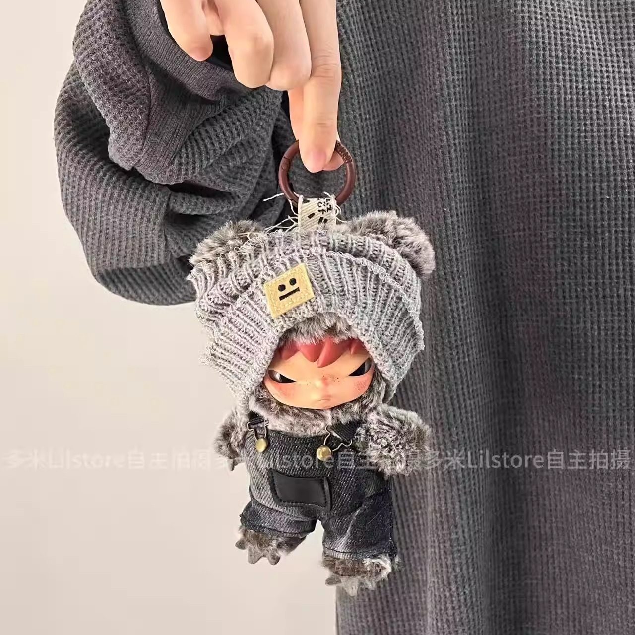 【娃衣】小野Hirono公路日志娃衣冷帽背带裤套装挂件17cm衣服着替,模玩/动漫/周边/娃圈三坑/桌游,棉花娃娃/毛绒玩具娃衣,淘宝优惠券,粉丝福利购,淘宝优惠卷