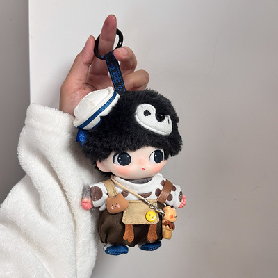 【娃衣】dimo秘密话剧社系列搪胶墩墩企鹅可爱小熊背带裤套装衣服