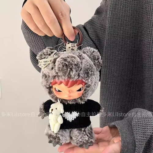 【娃衣】小野Hirono公路日志娃衣小熊毛衣套装挂件17cm衣服装着替