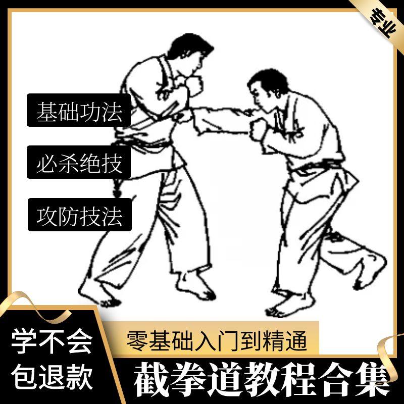 截拳道视频教程防身自卫搏击训练教学拳击武术零基础自学