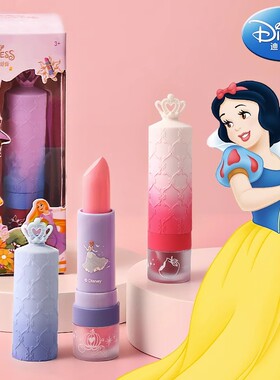 绿色生活 儿童纯植物无毒口红 舞台妆专用迪士尼唇膏儿童果冻唇膏