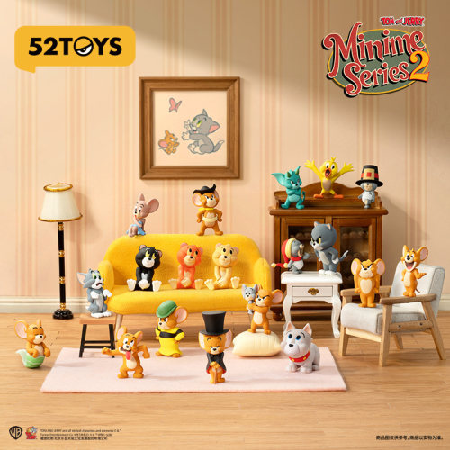 52TOYS官方TOM and JERRY猫和老鼠Minime2萌粒盲盒手办潮玩摆件