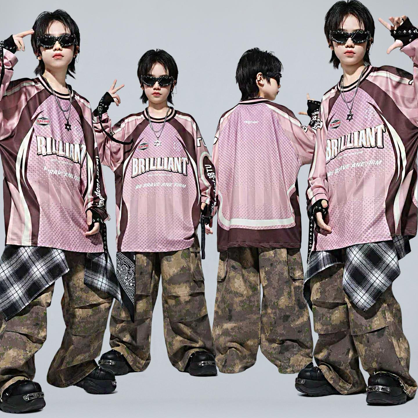 套装男童嘻哈爵士舞表演服装