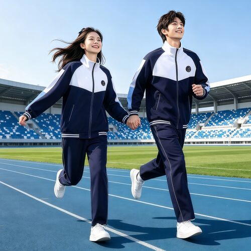 【辽宁沈阳统一校服】春秋中学生校服运动套装中班服四季多件套