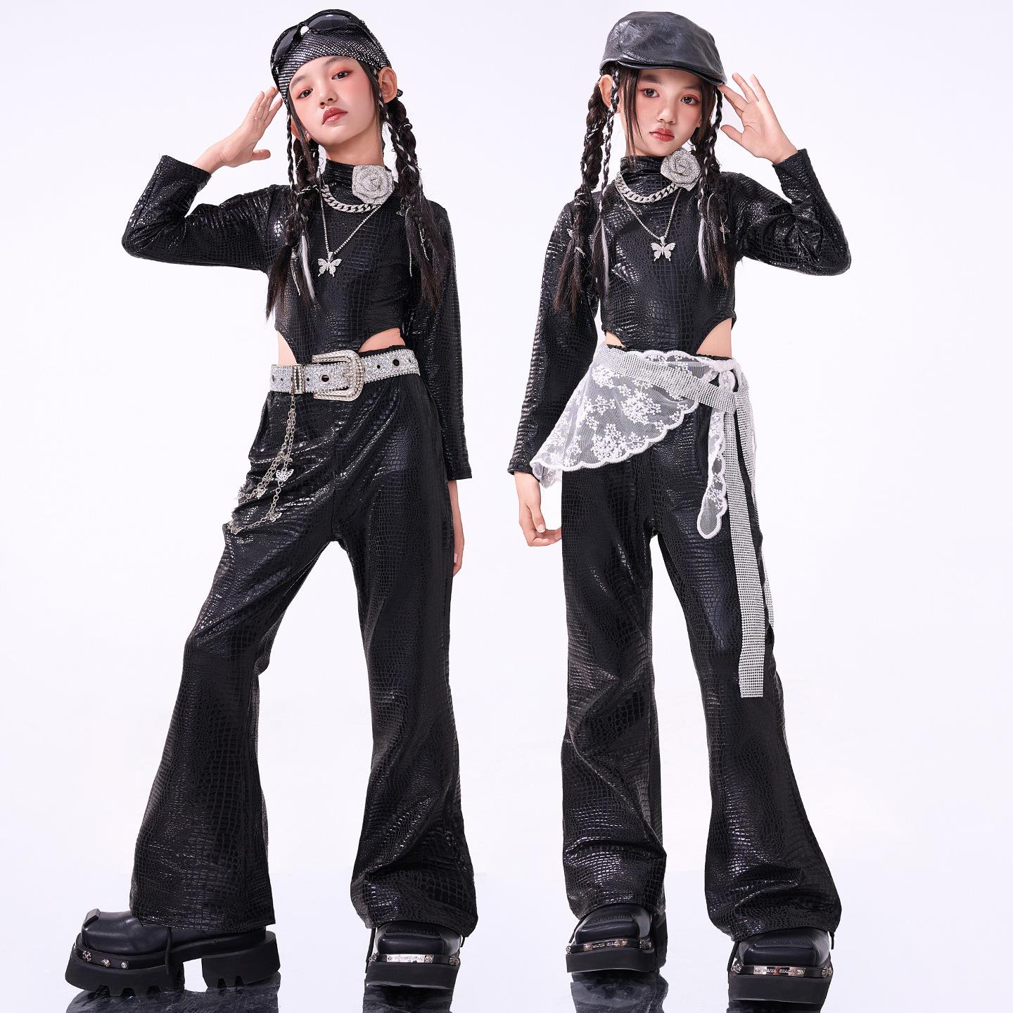 街舞演出服女团走秀甜酷风表演服