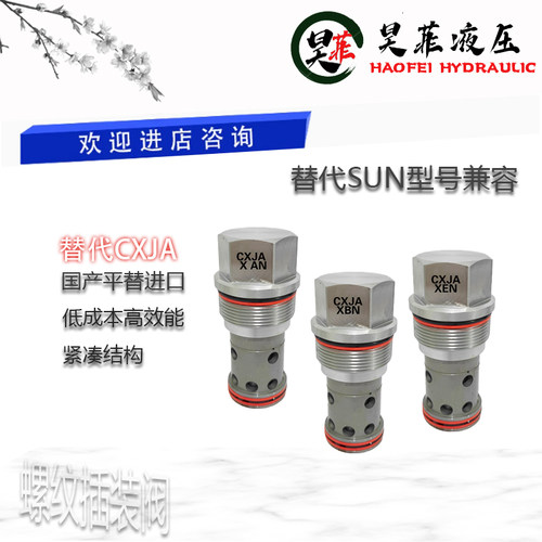 平替SUN先导单向阀液压锁全规格