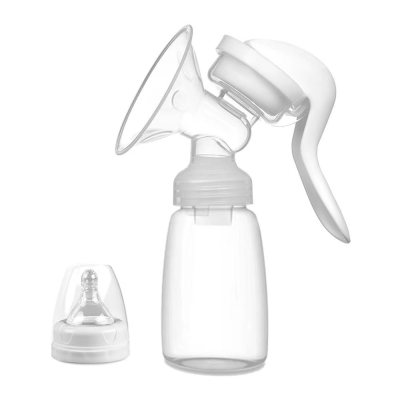 新品新款英文版静音便携式吸奶器breastpump一体吸乳器