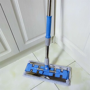 平板拖把钢夹夹布拖把懒人免洗平板拖把居家厨房用品擦地墩地