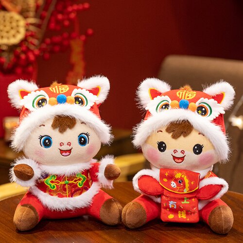2026马年吉祥物公仔生肖马毛绒玩具新年公司开门红活动小玩偶