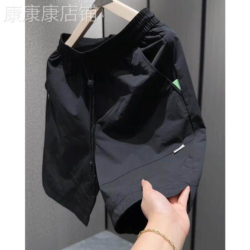 韩版短裤男夏季透气舒适薄款时尚纯色百搭潮流男士休闲沙滩五分裤