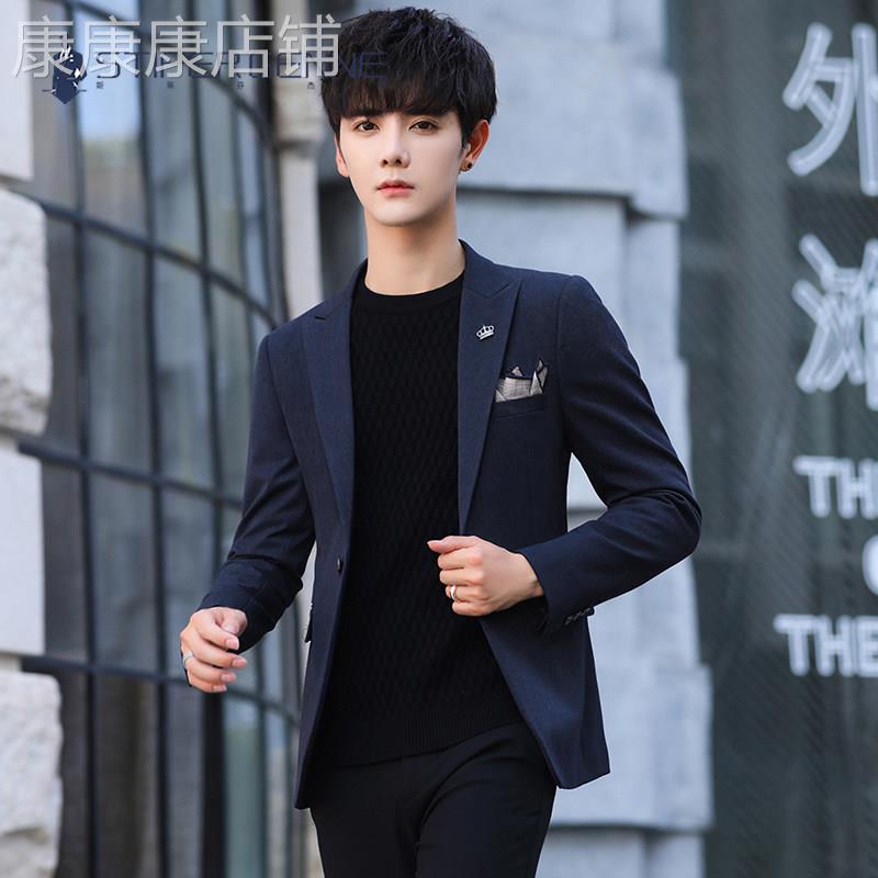 STIFER GENNE休闲西装男高级感韩版修身轻商务潮流小西服男士外套