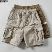 Mdns 宽松直筒中裤 Clot潮牌美式 短裤 Madness 五分裤 覆古工装 男士