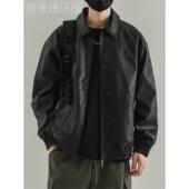 neith BIAS潮牌皮衣夹克男ins潮流休闲宽松机车服加棉PU皮外套