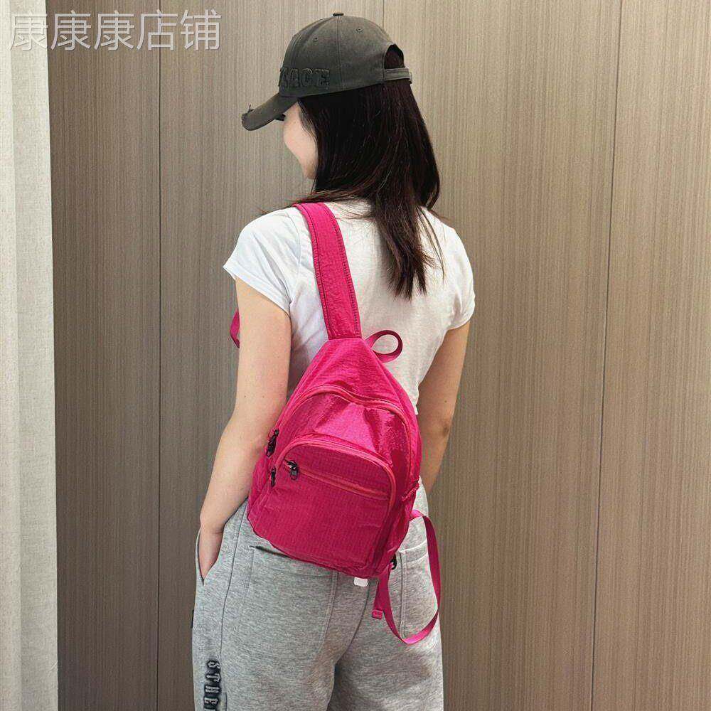 香港书包小号双肩轻便防水迷你背包糖果色亲子款春夏韩版研学包包