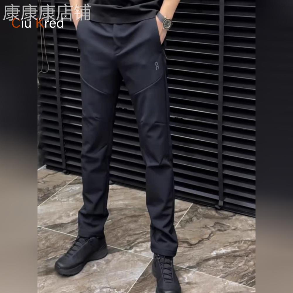 欧货软壳冲锋裤男士2026新款春夏季薄款男裤直筒修身休闲裤子男款