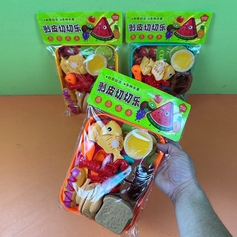 批发儿童过家家剥皮切切乐玩具