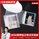 mini绑带拍立得活页相册3寸卡片收纳册活页本两孔2格手账卡册内页