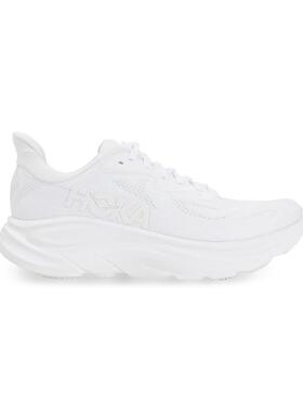 代购Hoka OneOne男士跑步鞋轻量设计透气鞋面缓震性能运动鞋白色