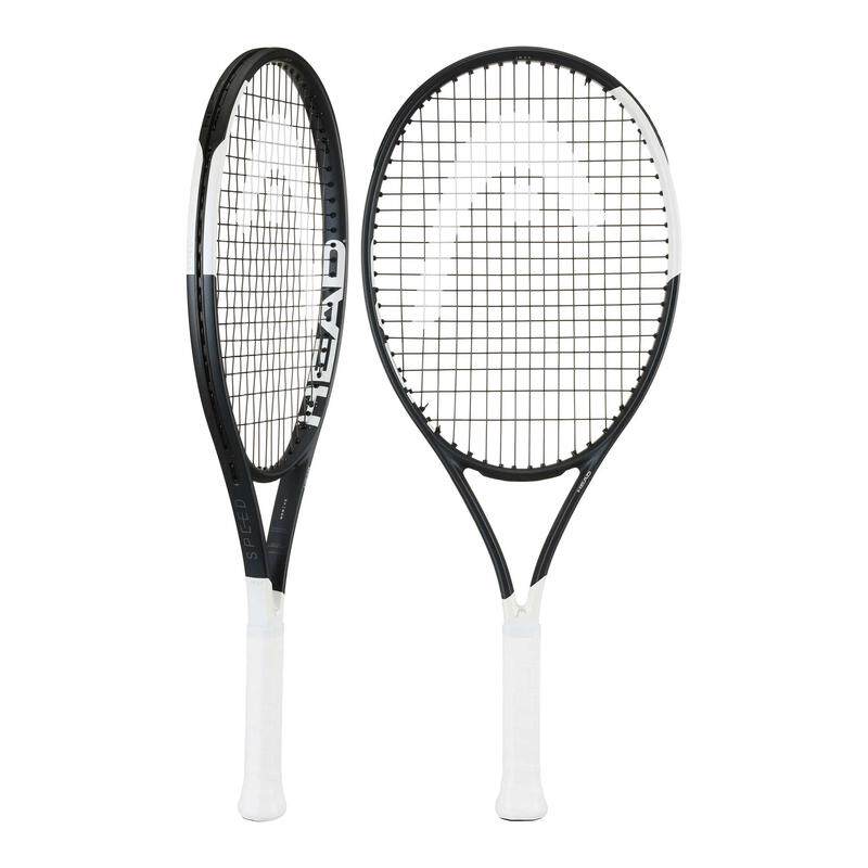 代购HEAD海德网球拍响应灵敏轻量设计预穿线25英寸黑色白色握把