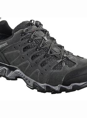 代购Meindl男士徒步鞋防水防滑保暖户外鞋低帮系带登山鞋