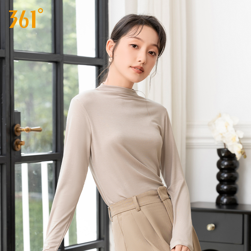 361修身显瘦半高领内搭保暖上衣