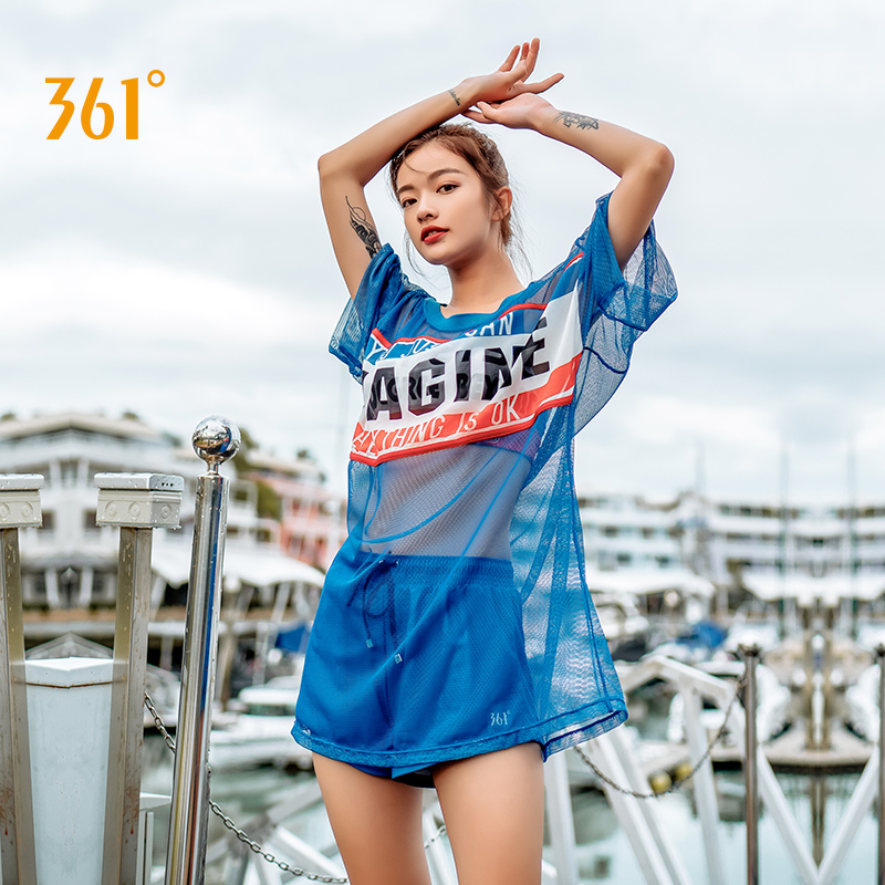 361泳衣女分体游泳衣女士2025年新款三件套保守胖mm遮肚肉大码装