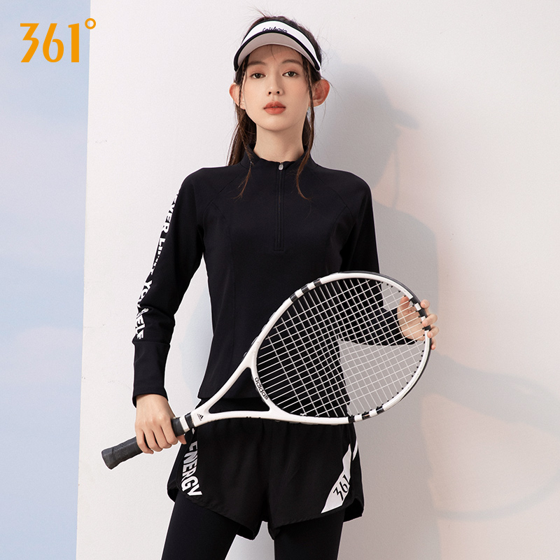 361冬季加绒跑步套装女士晨跑服