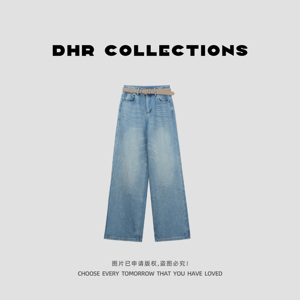 豆豆DD【满天星爆闪】冬季加绒加厚亮片牛仔裤直筒裤-9235225DK,女装/女士精品,牛仔裤,淘宝优惠券,粉丝福利购,淘宝优惠卷