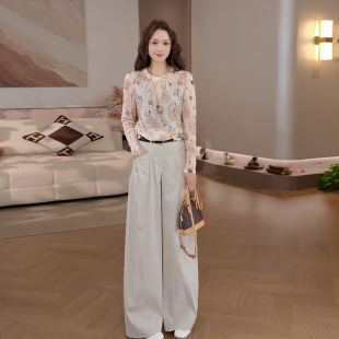 设计感小众百搭休闲阔腿裤 豆豆DA 新款 春季 26CK1218 半步时光