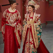 宋制汉服婚服凤冠霞帔男女全套嫁衣新娘结婚2025中式 古装 重工礼服