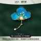 JAY非遗手工国风绒花胸针高端精致时尚 配饰别针胸花母亲节礼物