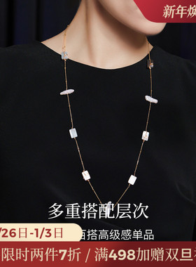 JAY艺术巴洛克珍珠毛衣链