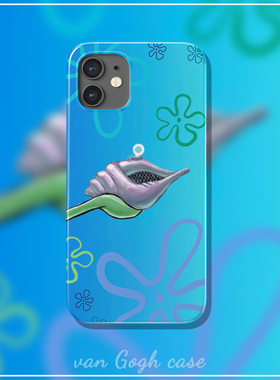 海绵宝宝章鱼哥神奇海螺动漫卡通手机壳适用iPhone16小米15三星s24+华为mate60菲林nova13/pura70红米note13