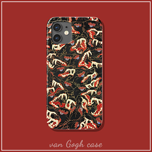 小众禅意藏地老虎创意手机壳适用于iphone15ro三星s24 p50苹果14plus小米14 荣耀200防摔vivox100华为mate60