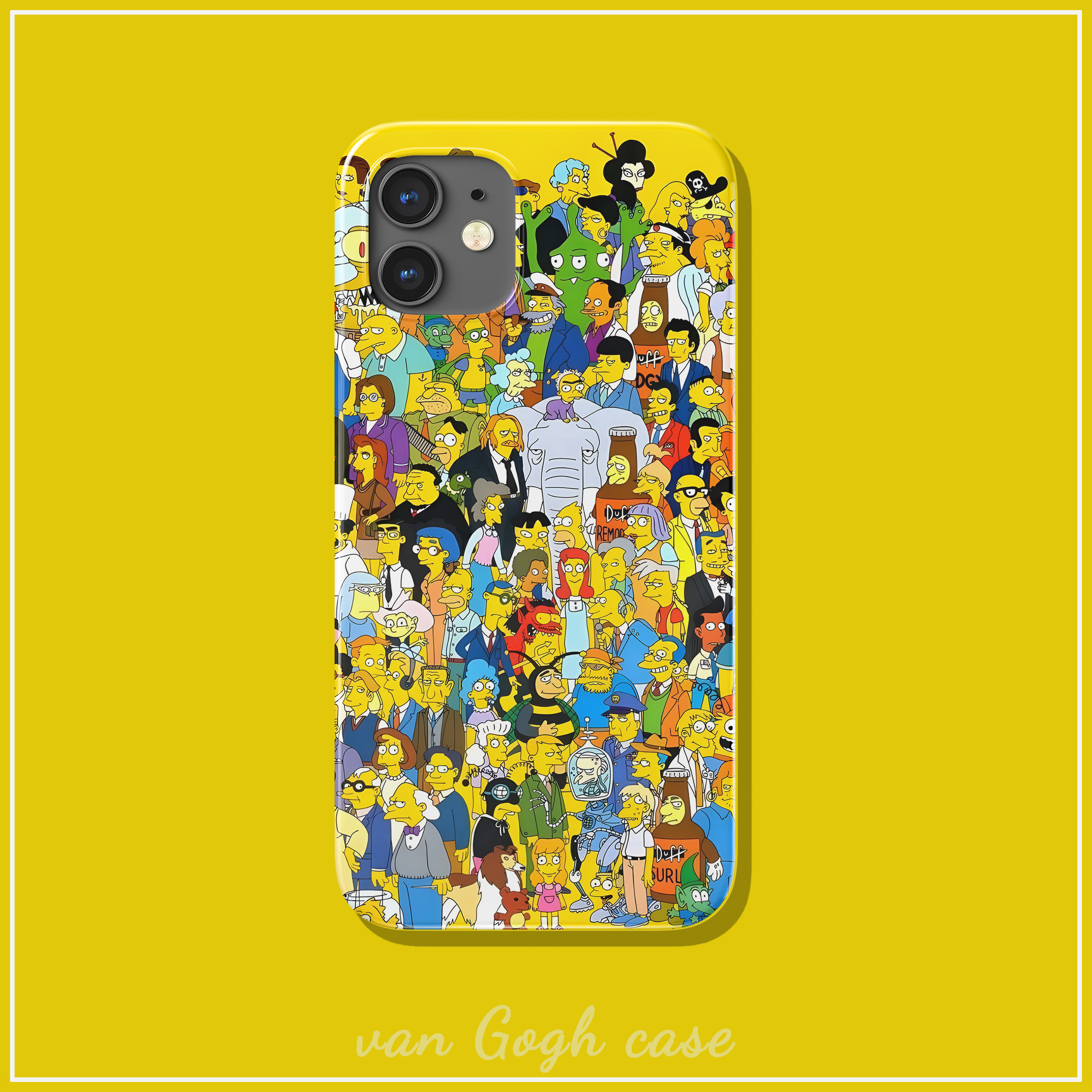美漫卡通辛普森一家路人甲人物手机壳适用于iPhone15pro三星s23+小米14苹果13荣耀magic5菲林华为nova11/p60