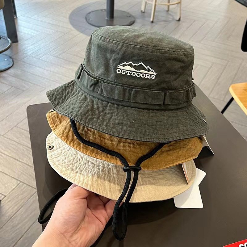 男女户外登山帽女防晒日系小众速干西部牛仔帽子大头围徒步遮阳潮
