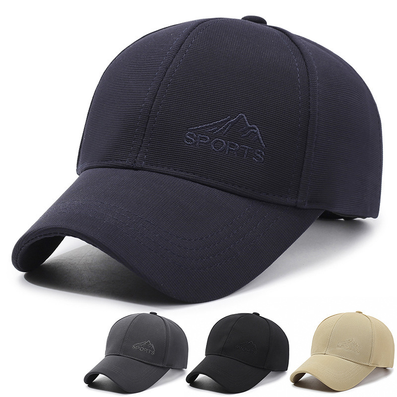 秋季新款户外楼梯布棒球帽简约休闲男刺绣字母运动防晒遮阳鸭舌帽