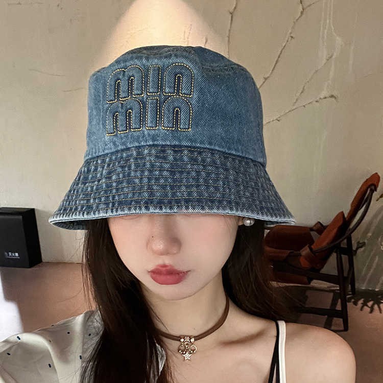 台州温岭帽子女款遮阳防晒帽夏天户外水洗牛仔太阳帽高级感渔夫帽