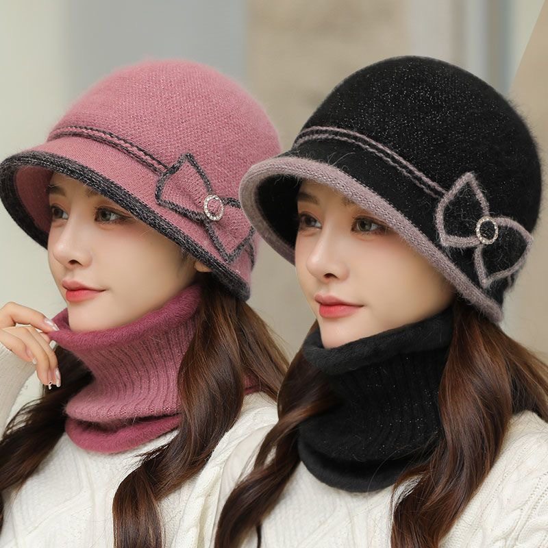 帽子女秋冬百搭洋气中老年人加绒骑车防风防寒冬季保暖妈妈毛线帽,服饰配件/皮带/帽子/围巾,中老年服配,淘宝优惠券,粉丝福利购,淘宝优惠卷